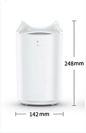 N / A 3L Air Humidifier Essential Oil aroma difuzor dvostruka mlaznica sa LED svjetlom ultrazvučnim ovlaživačima aromaterapijom