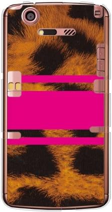 Druga koža Rotm Leopard Pink dizajn Rotm / za Medias X N-07D / Docomo DNCN7D-PCCL-202-Y390