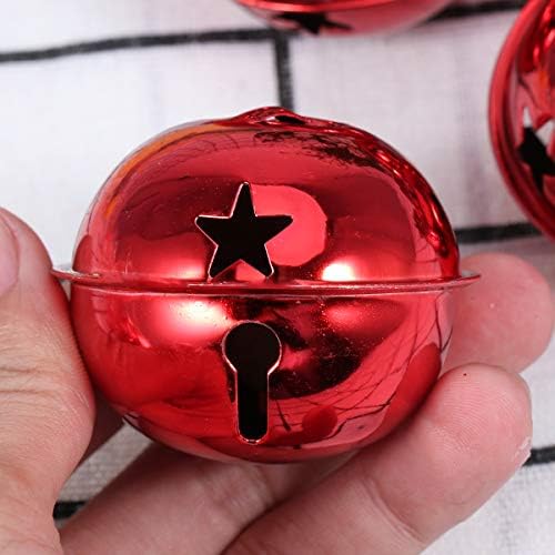 Dekor vjenčanja 11pcs Star Star Božićne zvona Mini Creative Sjajna zvečka zvona ručno izrađena mala božićna jingle Bell Party favorira