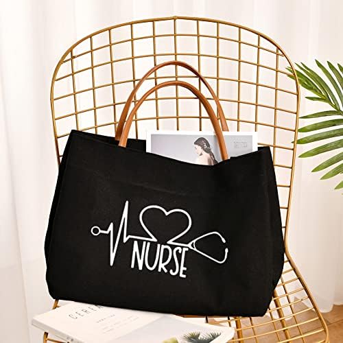 Kifasyo torba za medicinske sestre pokloni za medicinske sestre RN torba za njegu za posao, kupovinu, plažu, putovanja