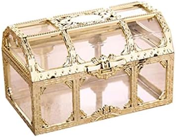 Debela božićna plastična kovčeg prozirna kutija za odlaganje Vintage Candy box organizator nakit nakit nakit nakit