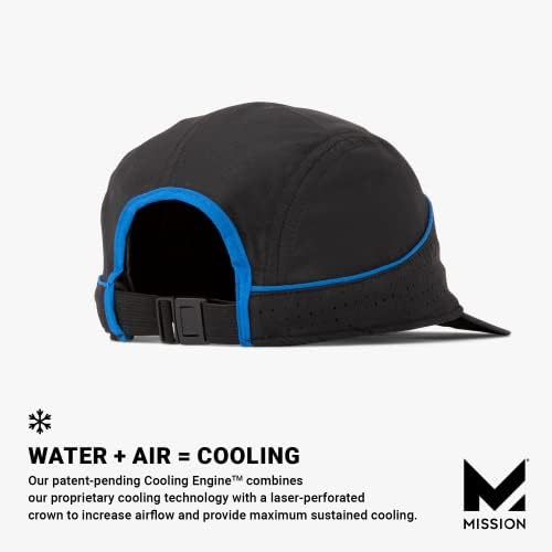 Mision hlađenje trkača hat mokro-cool bejzbol kapa