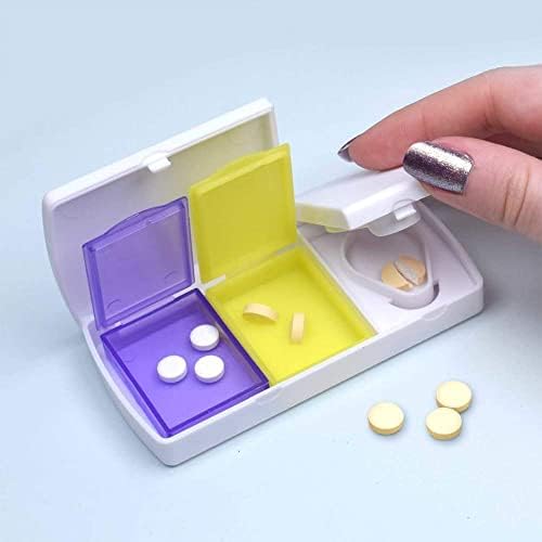 'Božić vijenac & traka' pilula kutija sa Tablet Splitter