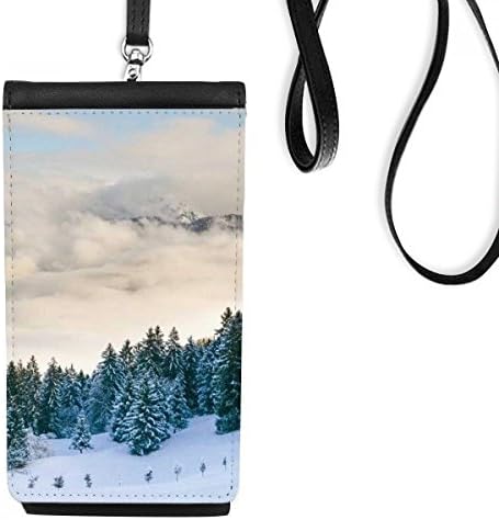 Snow šumarstvo Nauka Priroda Scenografija Telefon novčanik torbica Viseće mobilne torbice Crni džep