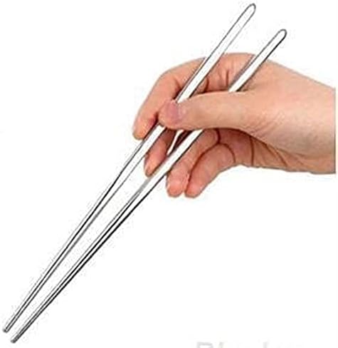 Štapići, 1 par od nehrđajućeg čelika štapića graviranja uzorci hrane zaminjene prenosive za višestruki štapići za višekratnu upotrebu