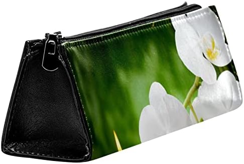 Tbouobt Torba za šminku patentno torbica Travel Kozmetički organizator za žene i djevojke, kamena za svijeće Orhideja Zen