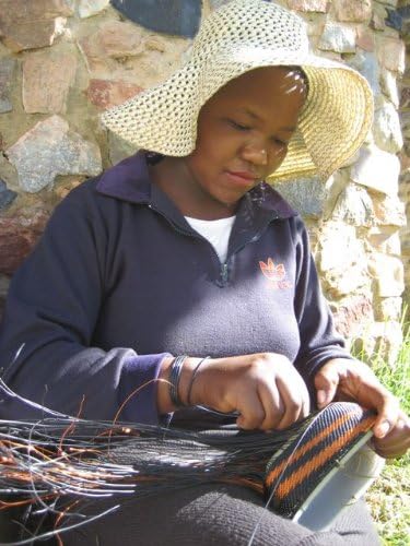 Fair Trade Zulu Afrička žica ravno bodla Debla, otprilike 3,25 preko, wb06.rb.77190