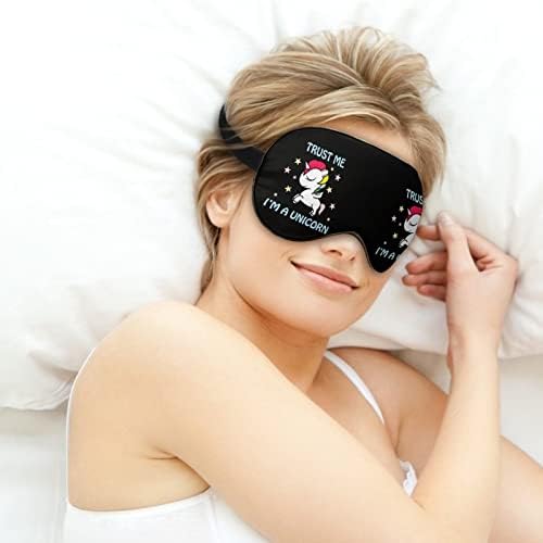 Verujte mi da sam jednorog maska ​​za spavanje izdržljive povez za meke maske za meke za oči sa podesivim kaišem za muškarce