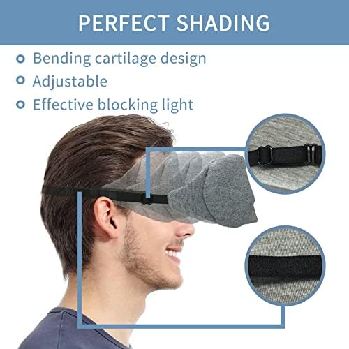 Spavaća maska ​​za muškarce Ažurirano dizajn blokiranje svjetla Maska 3D maska ​​za oči za muškarce Žene, Blinder za oči, Putovanja