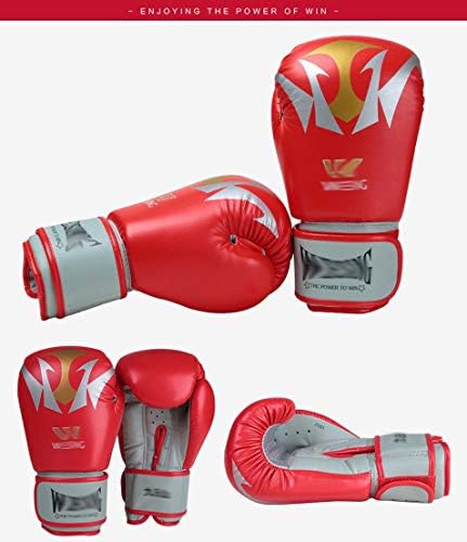 Lhhlucky boksovinske rukavice prozračna kožna tkanina s elastičnošću podesiva za borbu, taekwondo, boks, boks, boks, kožne rukavice,