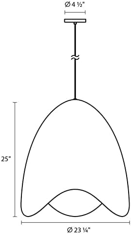 Sonneman Waveforms ™ Veliki Bell LED privjesak