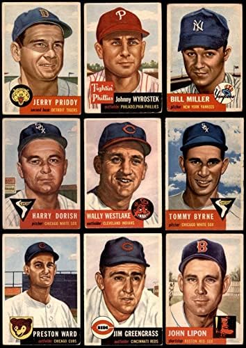1953. TOPPS Baseball 25 Card Starter Set / Lot Nema duplikata 2,5 - GD + - bejzbol kartice za ublažavanje