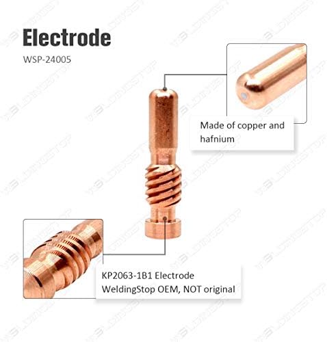 Zavarivanje KP2063-1B1 Elektroda i tip KP2062-1B1 mlaznica 0,028 '' 0,7 mm FIT Lincoln Electric Procut 25 plazma za rezanje