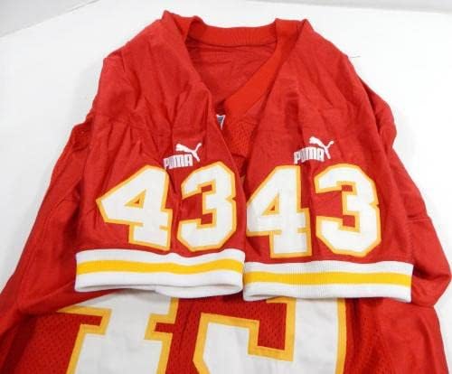 2000 Kansas Chiefs Mcmullen # 43 Igra izdana Crveni dres 46 DP32186 - Neincign NFL igra rabljeni dresovi