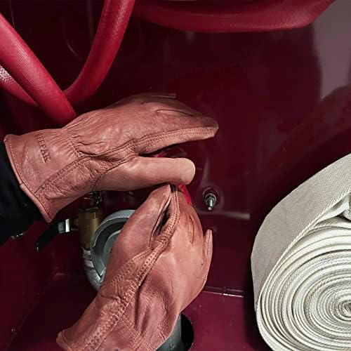 Olson Deepak Retro smeđe kože radne rukavice za rezanje / motocikl / farmu, radne rukavice od kravljeg kravljeg sa izblijedjelim efektom