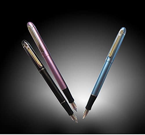 Gullor olovka za punjenje metala sa pretvaračima s tintom i 2 nibs, crna