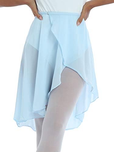 Yoojoo odrasli dame 78 cm dulji šifon čisti omotač za baletske performanse plesne suknje