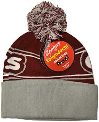 Zephyr Premium manžetna Beanie Hat sa pom pom - NCAA Zhats zimskim pletenom kapicom