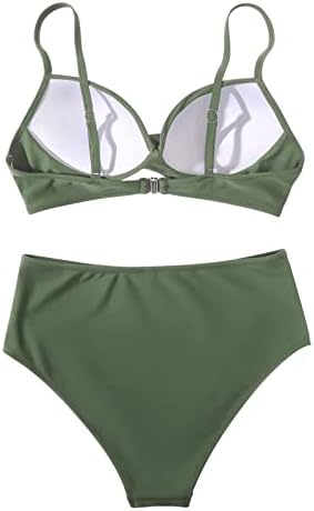 Hot6SL bikini setovi za žene seksi, duksevi od 2 komada za žene visokog struka push up kupaći kupaći kupaći kostim