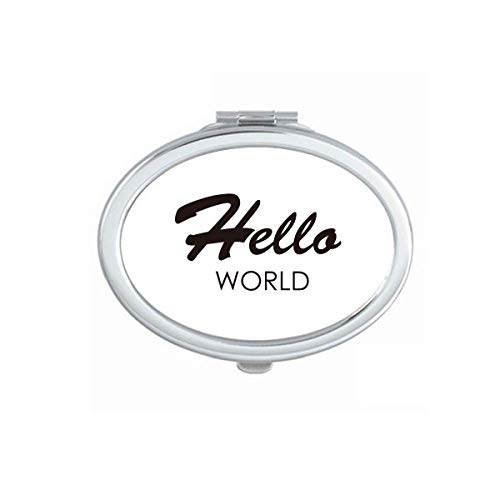 Programersko sučelje Hello World Mirror Portable Foll ručne šminke dvostruke bočne naočale