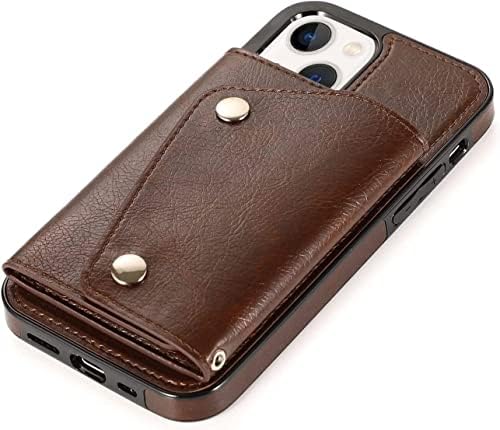 KOSSMA futrola za iPhone 14/14 Plus / 14 Pro / 14 Pro Max, tanka Premium kožna futrola za preklopni novčanik sa držačem za kartice