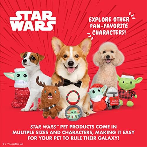 Star Wars za kućne ljubimce 9 Dječji santa plišani figura skrijem igračke za kućne ljubimce, za kućne ljubimce, Grogu Squeaky Pet