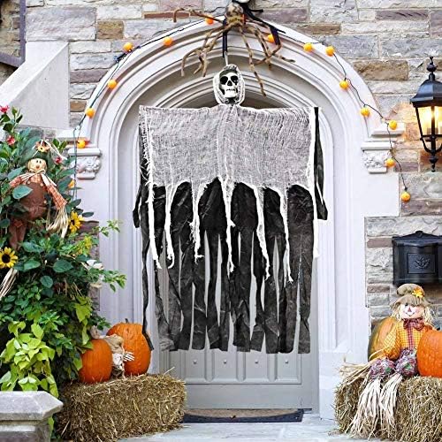 Halloween lobanja skeleta Ghost viseći dekor strašno zastrašujuće stranke proganjane rekvizite