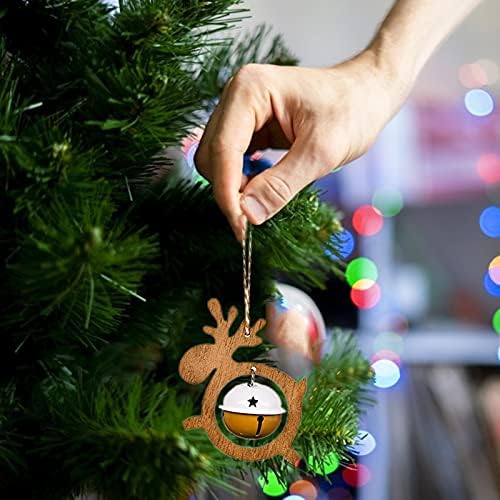 Dekoracija Božić Ukrasi Privjesak Rekviziti Božić Privjesci Santa Tree Bell Home Decor Kristali Dekoracije