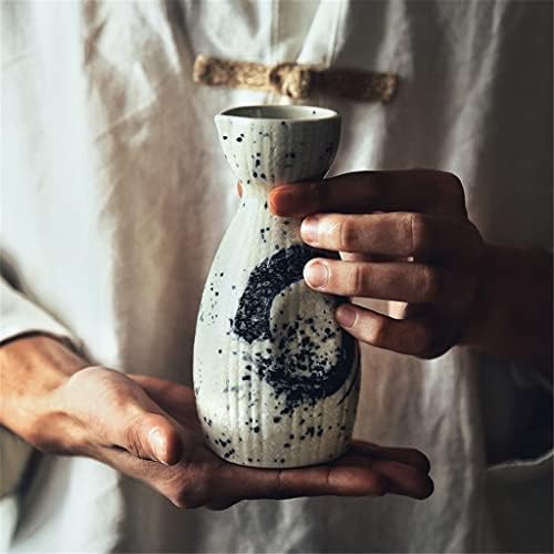 Lianxiao - čajni lonci ručno izrađeni keramički teapot set 6 kom. Japanski čaj za čaj za čaj sa drvenim posudama sa drvenim ladicama